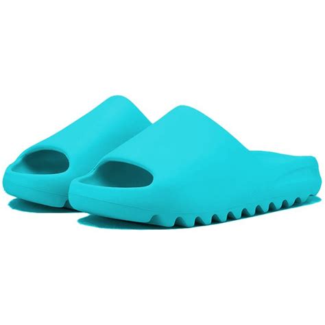 yeezy slides light blue.